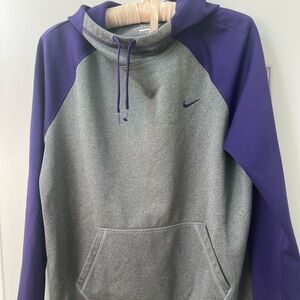 Nike hoodie. Size medium, purple and gray